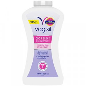 Vagisil Odor Block Deodorant Powder, Talc-Free, 8 Ounce