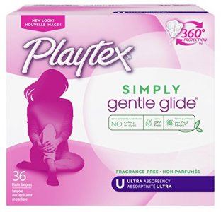 Playtex Gentle Glide Tampons With Triple Layer Protection Ultra Unscented