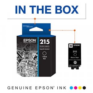 Epson T215 Standard-Capacity Black Ink Cartridge