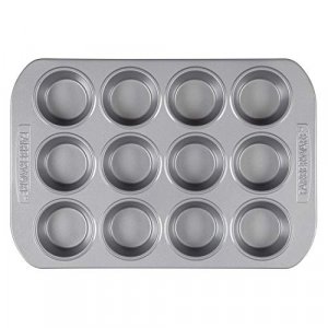 Farberware 52106 Nonstick Bakeware 12-Cup Muffin Pan 52106 - Gray