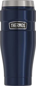 Thermos Stainless Steel King 16 Ounce Travel Tumbler, Midnight Blue
