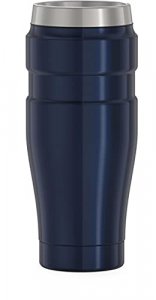 Thermos Stainless Steel King 16 Ounce Travel Tumbler, Midnight Blue
