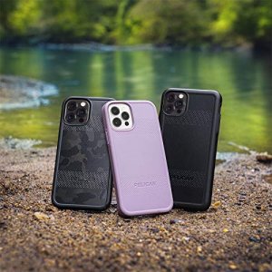 CASE-MATE PELICAN - Protector Series - Case for iPhone 12 and iPhone 12 Pro (5G) - 15 ft Drop Protection - 6.1 Inch - Mauve Purple