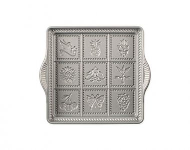 Nordic Ware Cast-Iron Aluminum 9-By-9-Inch English Shortbread Pan