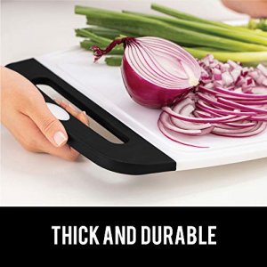 Gorilla Grip Original Reversible Cutting Board (3Piece) Extra Large (Set Of Three Black)