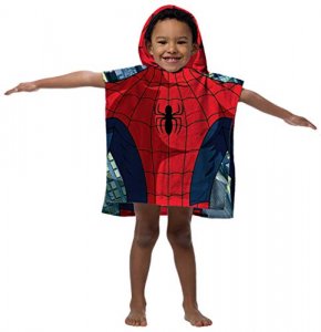 Marvel Spiderman Hooded Bath/Beach Poncho Towel