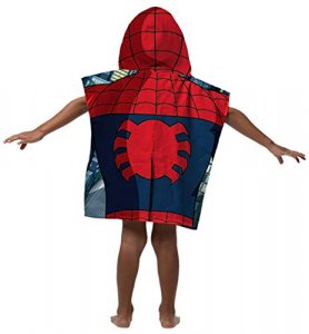 Marvel Spiderman Hooded Bath/Beach Poncho Towel