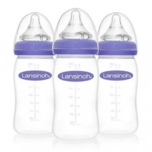 Lansinoh Momma Bottle With Naturalwave Nipple - 8 Ounce - 3 Count