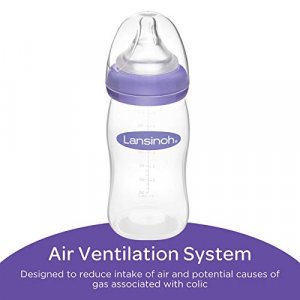 Lansinoh Momma Bottle With Naturalwave Nipple - 8 Ounce - 3 Count