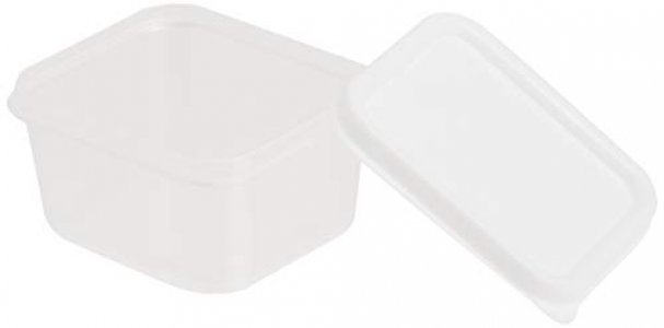 Greenco Mini Baby Food Storage, Condiment, and Sauce Containers, Size: 2.3 oz Each, Clear