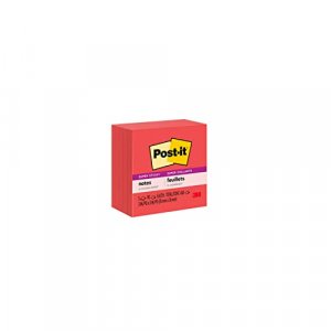 Post-It Super Sticky Notes, 3 X 3-Inches, Saffron, 5-Pads/Pack (654-5Ssrr)
