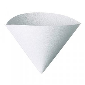 Hario V60 Paper Coffee Filters, Size 03, White, Untabbed