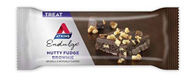 Atkins Endulge Treat Nutty Fudge Brownie Bar 5 Bars