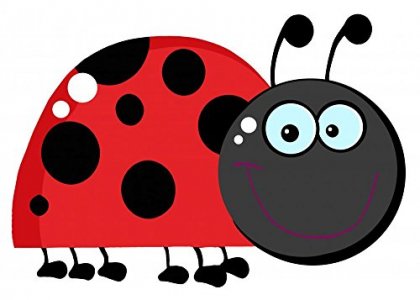 Wallmonkeys Ladybug Character Wall Decal Peel And Stick Graphic Wm178673 (30 In W X 21 In H)