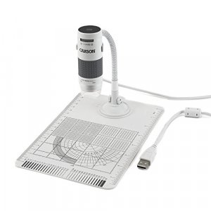Carson Eflex 75X Or 300X Power Led Lighted Usb Digital Microscope With Stand And Base (Mm-840)