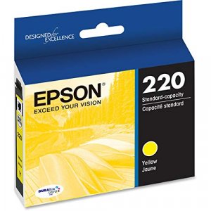 Epson T220420 Durabrite Ultra Yellow Standard Capacity Cartridge Ink (Wf-2760, Wf-2750, Wf-2660, Wf-2650, Wf-2630, Xp-424,