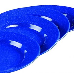Coleman 12-Piece Enamel Dinnerware Set, Blue