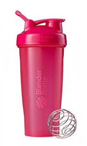 BlenderBottle Classic Shaker Bottle Perfect for Protein Shakes and Pre  Workout, 28-Ounce, Black