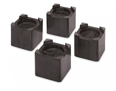 Whitmor Wood Bed Risers - Espresso (Set Of 4)