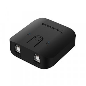 Sabrent Usb 2.0 Sharing Switch For Multiple Computers And Peripherals Led Device Indicator(Usb-Sw20)