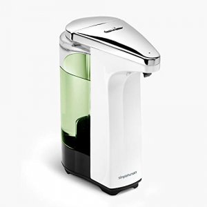 Simplehuman Compact Sensor Pump With Sample Soap, White, 8Oz