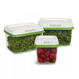 Rubbermaid FreshWorks Countertop Food Storage Produce Saver Clear