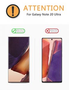 Omoton [4 Pack] Samsung Galaxy Note 20 Ultra Screen Protector - Tpu Film Screen Protector For Galaxy Note 20 Ultra 6.9