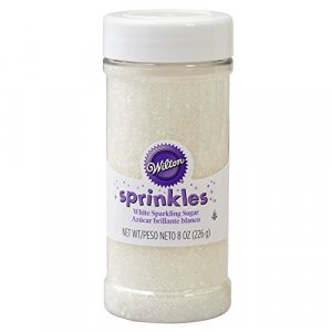 Wilton White Sparkling Sugar - Net Wt. 8 Oz.