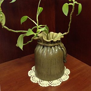 Wrapables Round Crochet Cotton Doily Placemat, Large, Beige, Set Of 4