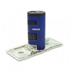 Carson Pocket Micro 20X-60X Led Lighted Zoom Field Microscope With Aspheric Lens System (Mm-450)