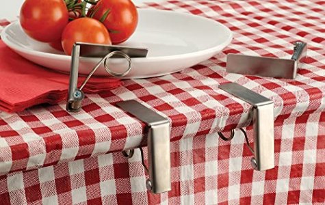 Rsvp Endurance Stainless Steel Table Cloth Clip - Set Of 4