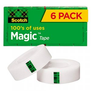 Clear Scotch Brand 341 Wrap & Mail Tapes 