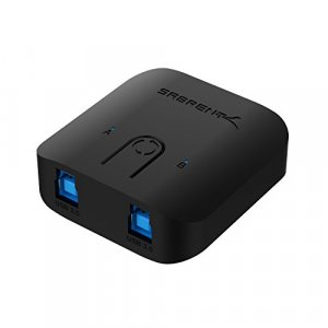 Sabrent Usb 3.0 Sharing Switch For Multiple Computers And Peripherals Led Device Indicator(Usb-Sw30)