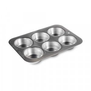 Wilton Excelle Elite Non-Stick 6-Cavity Mini Fluted Tube Baking Pan