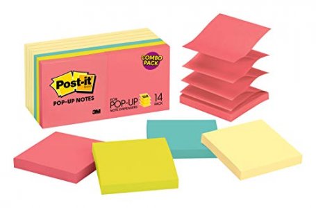 Post-it Greener Notes, 4x6 in, 5 Pads, America's #1 Favorite Sticky Notes,  Sweet Sprinkles Collection, Pastel Colors, Clean Removal, 100% Recycled