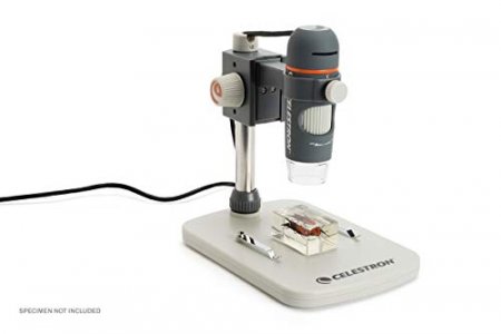 Celestron 5 Mp Handheld Digital Microscope Pro - Gray/White