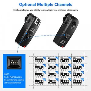 Neewer Fc-16 Multi-Channel 2.4Ghz 3-In-1 Wireless Flash/Studio Flash Trigger With Remote Shutter For Canon Rebel