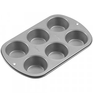 Wilton Ever-Glide Muffin Pan - Enjoy Homemade Muffins , Great for Cupcakes,  Roasted Veggies, Shredded Potato Egg Cups and More, Steel, 12-Cavity