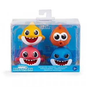 Wowwee Pinkfong Baby Shark Bath Squirt Toy - 4 Pack
