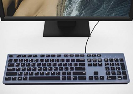Casebuy Keyboard Cover For Dell Km636 Wireless Keyboard & Dell Kb216 Wired Keyboard & Dell Optiplex 5250 3050 3240 5460 7450 7050 & Dell Inspiron Aio