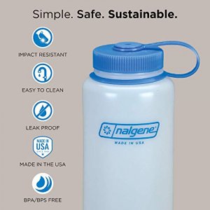 Embrava Best Sports Water Bottle - 32oz Large - Fast Flow, Flip Top Leak  Proof Lid w/One Click Open - Non-Toxic BPA Free & Eco-Friendly Tritan  Co-Polyester Plastic (blue) 