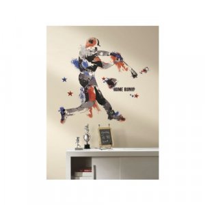 Roommates Baseball Champion Giant Peel And Stick Wall Decals