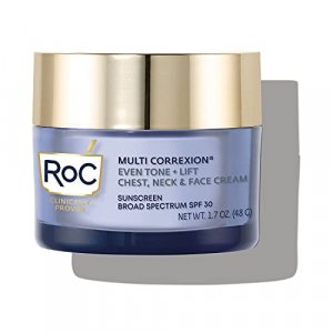 Roc Multi Correxion 5 In 1 Anti-Aging Chest, Neck And Face Cream With Spf 30, Moisturizing Cream Made With Vitamin E, 1.7 Oz
