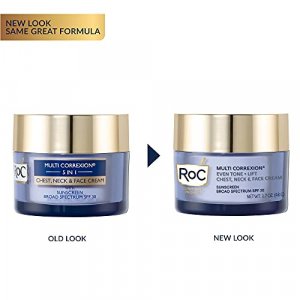 Roc Multi Correxion 5 In 1 Anti-Aging Chest, Neck And Face Cream With Spf 30, Moisturizing Cream Made With Vitamin E, 1.7 Oz