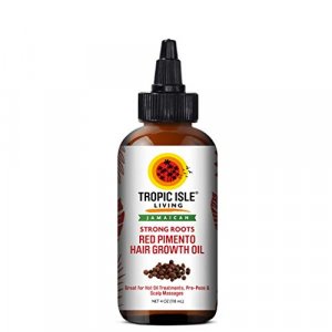Tropic Isle Living Jamaican Strong Roots Red Pimento Hair Growth Oil, 4 Ounce