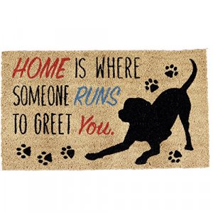 Dii Natural Coir Fiber, 18X30 Entry Way Outdoor Door Mat With Non Slip Backing-Home Dog
