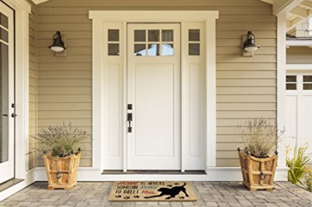 Dii Natural Coir Fiber, 18X30 Entry Way Outdoor Door Mat With Non Slip Backing-Home Dog