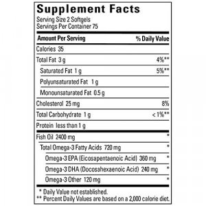 Nature Made Fish Oil 1200mg, 150 Softgels Value Size, Fish Oil Omega 3 Supplement For Heart Health