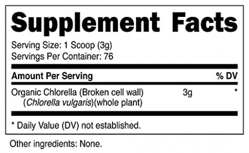 Nutricost Chlorella Powder 8Oz - Pure Chlorella - 3000Mg Per Serving - High Quality, Non-Gmo, Gluten Free