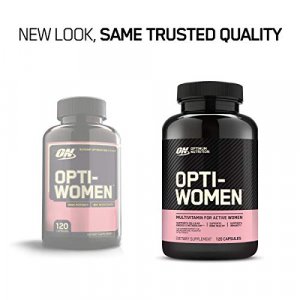 Optimum Nutrition Opti-Women, Womens Daily Multivitamin Supplement With Iron, 120 Capsules